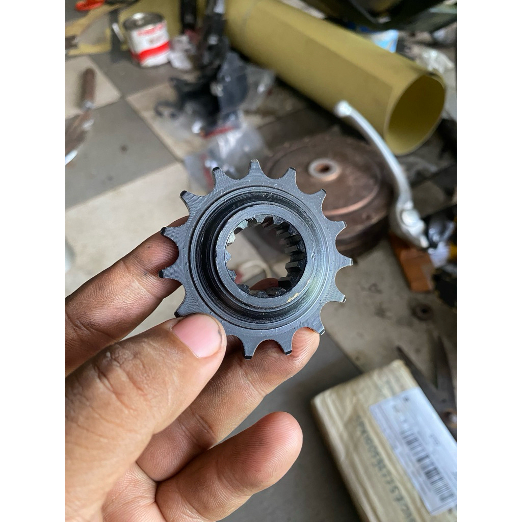 gear depan custom r25 ninja 250 karbu fi cbr250rr zx25 428