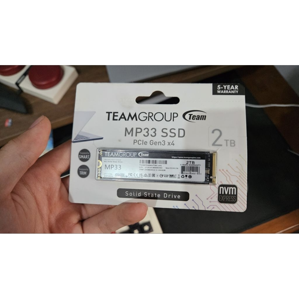 SSD NVME PCIe Gen 3Teamgroup MP33 2TB