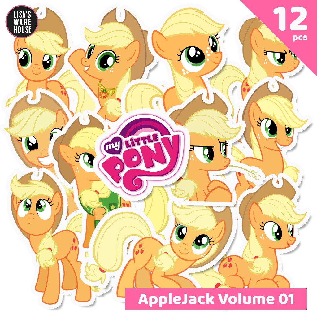 Sticker My Little Pony : Applejack Volume 01