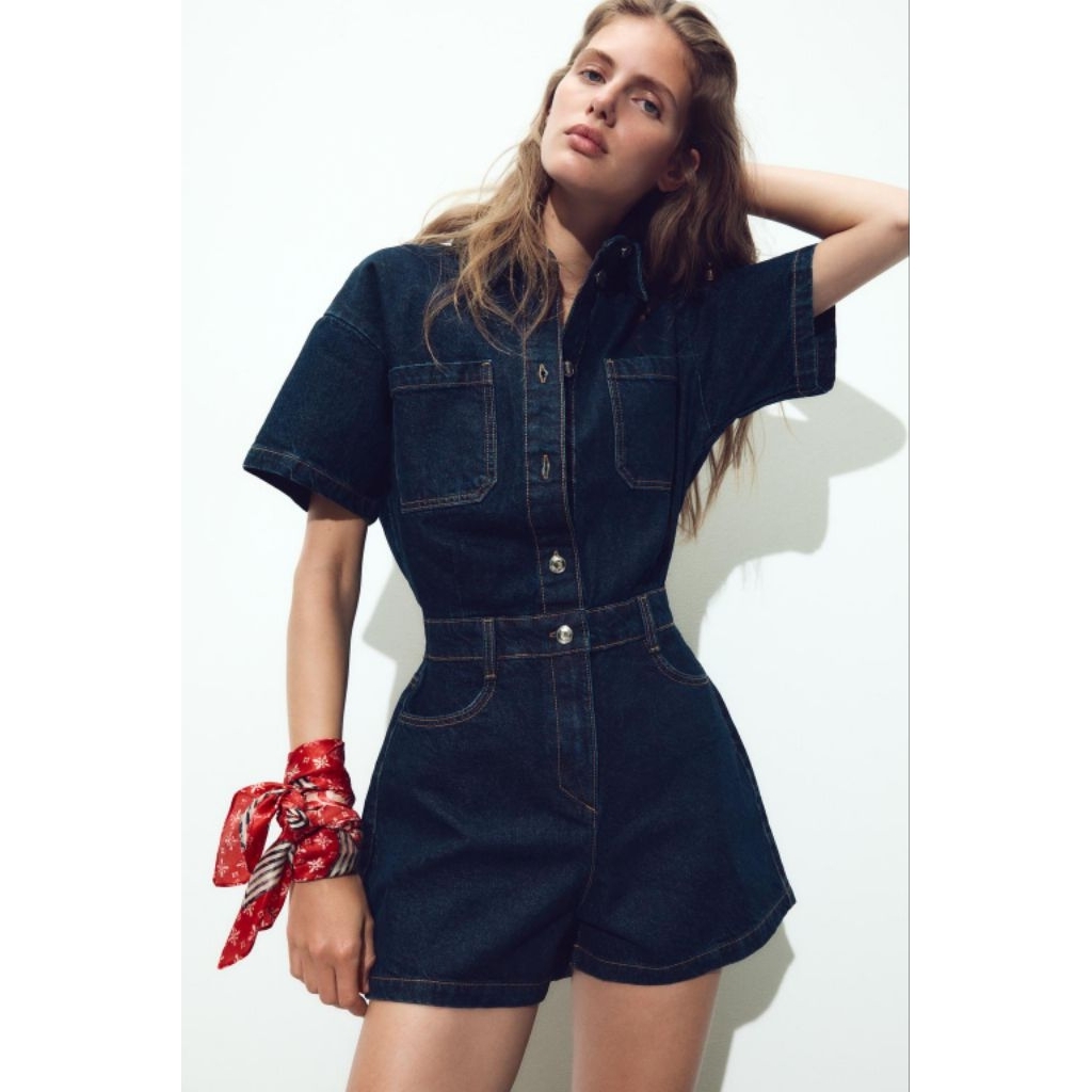 Jumpsuit Denim 014 / jumpsuit denim jeans wanita
