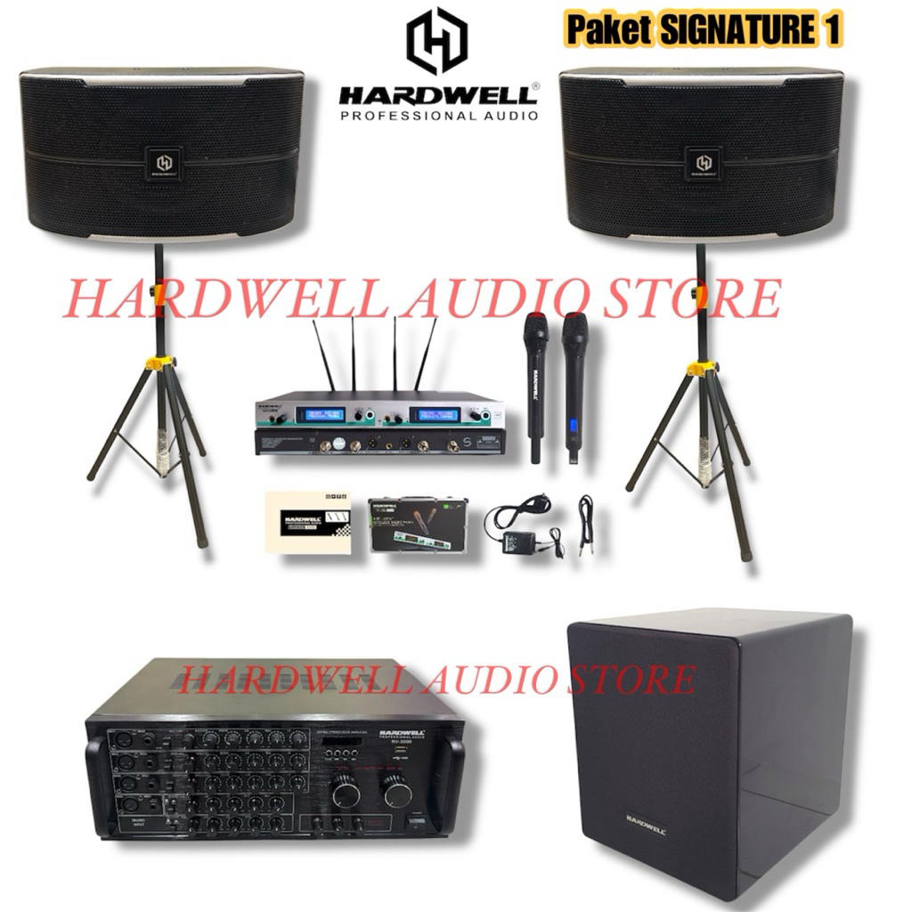Paket Soundsystem Karaoke Hardwell / Paket Sound Hardwell / Paket Sound Karaoke Hardwell Original (S
