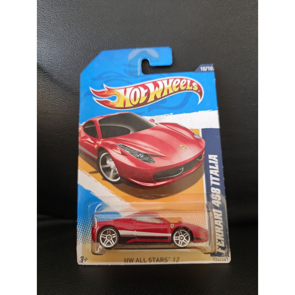 HOTWHEELS FERRARI 458 ITALIA RED