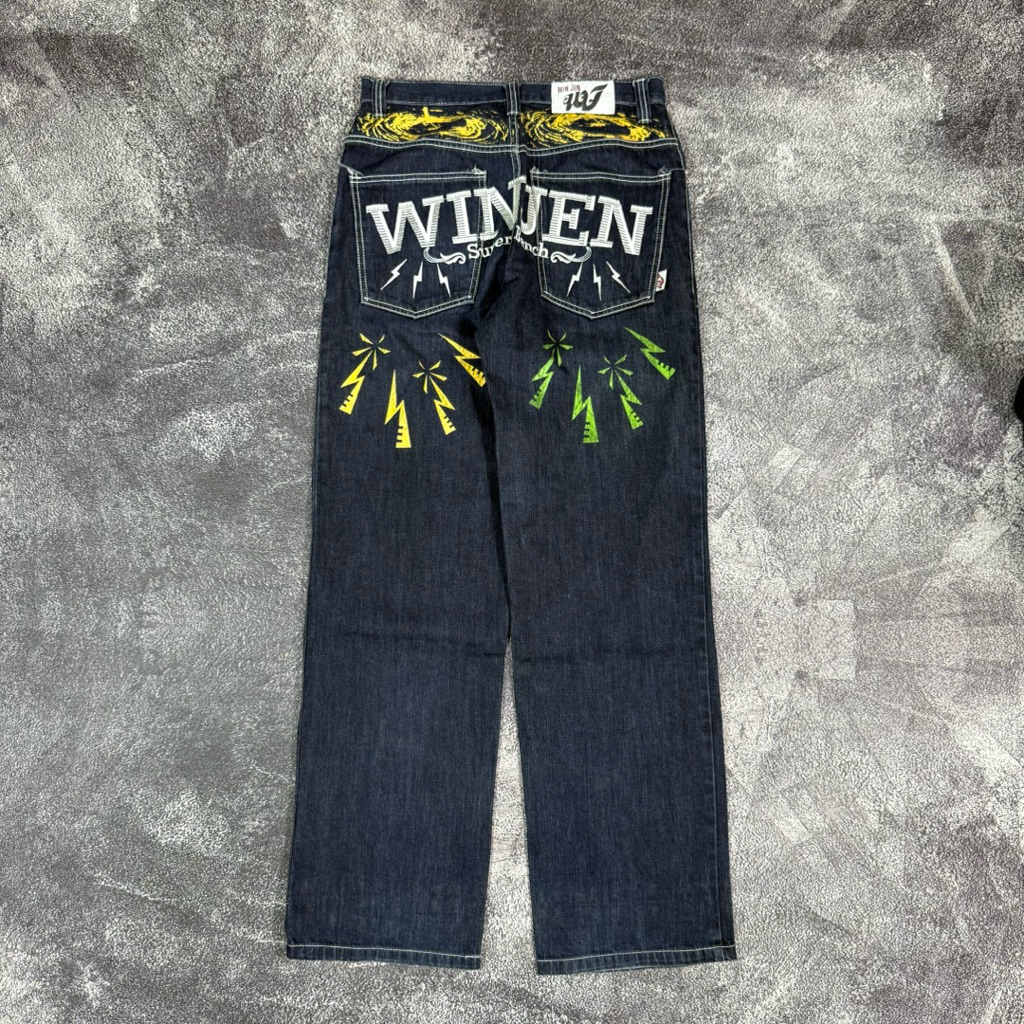 Wijen denim pants not evisu