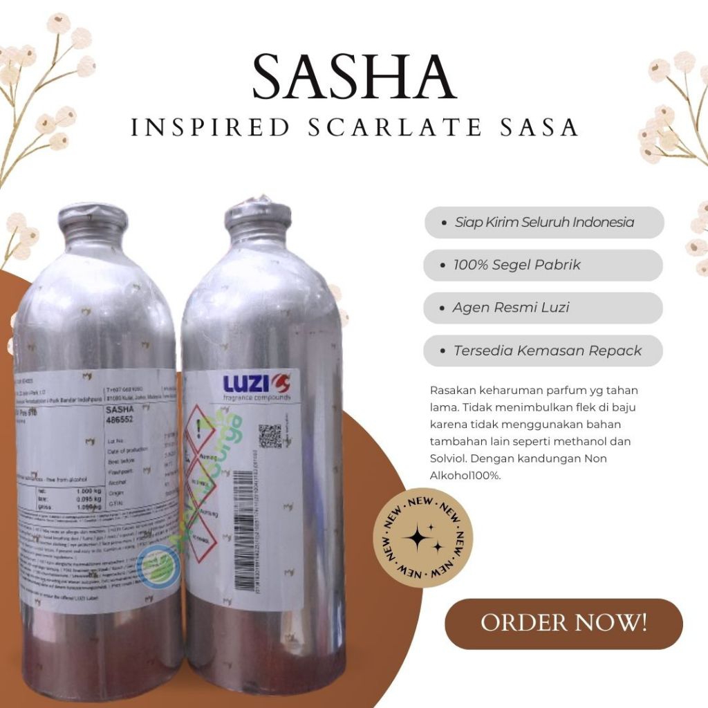 SASHA LUZI - Repack 50ml & 100ml