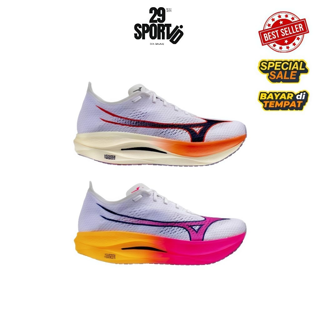 SEPATU RUNNING MIZUNO WAVE REBELLION PRO LOW ORIGINAL