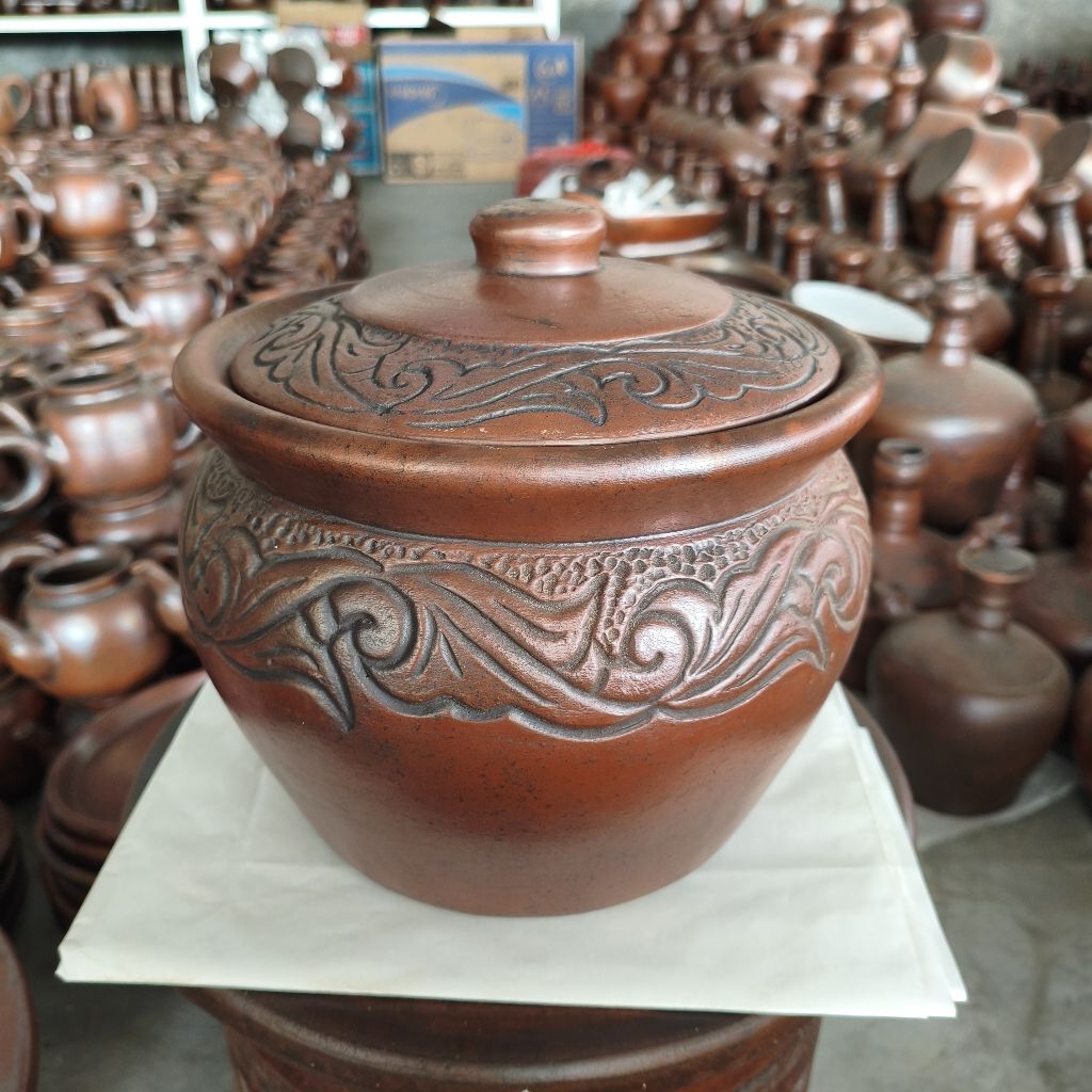 kendil gudeg panci gudeg motif batik