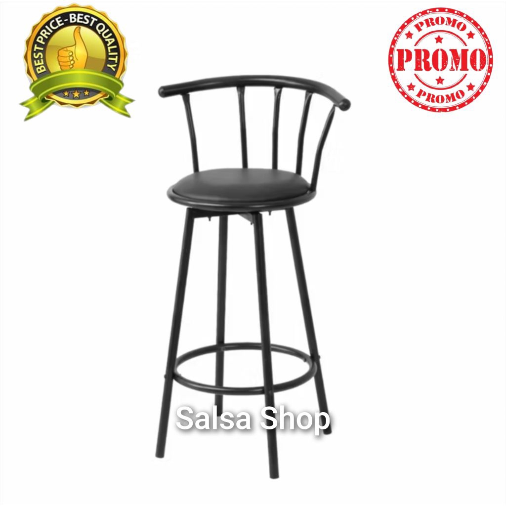 PROMO Kursi Putar kursi bar putar 360 kursi besi kursin tinggi kursi Bar kursi Cafe Minimalis / Kurs