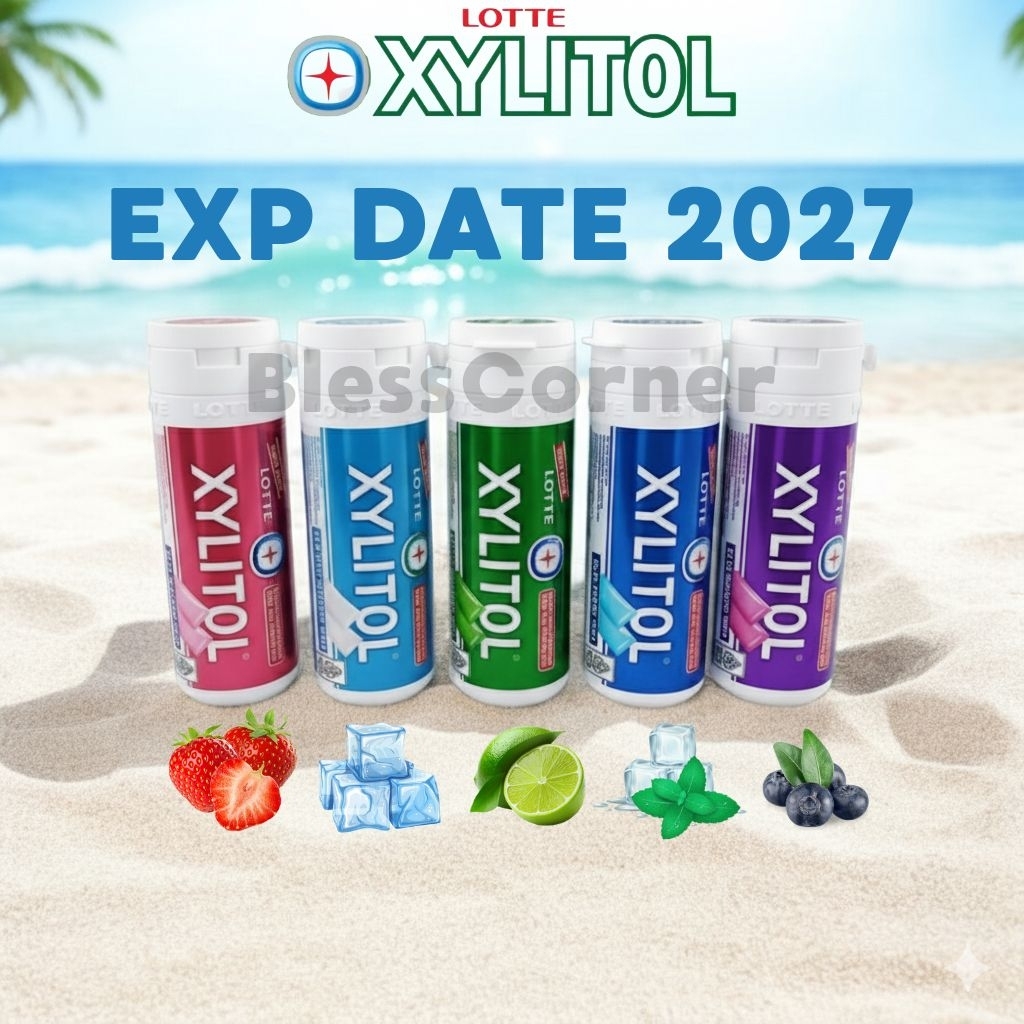 Lotte Xylitol Sugar Free 26 gram Lotte Xylitol permen karet Xylitol Sugar Free