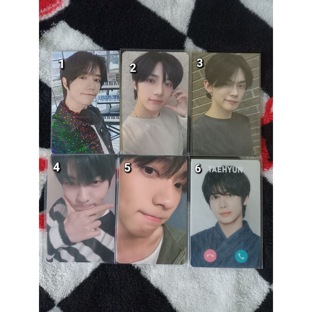 PHOTOCARD TXT SOOBIN LD UMS & POB KPOPMERCH, YEONJUN PPULBATU ONLINE, BEOMGYU POB PANIC & LOVE LANGU