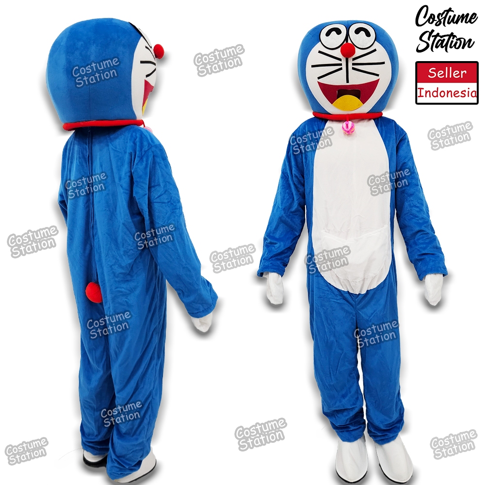 Kostum Maskot Doraemon / Costume Mascot Kartun Anime Jepang Kucing Hewan Animal Binatang dewasa