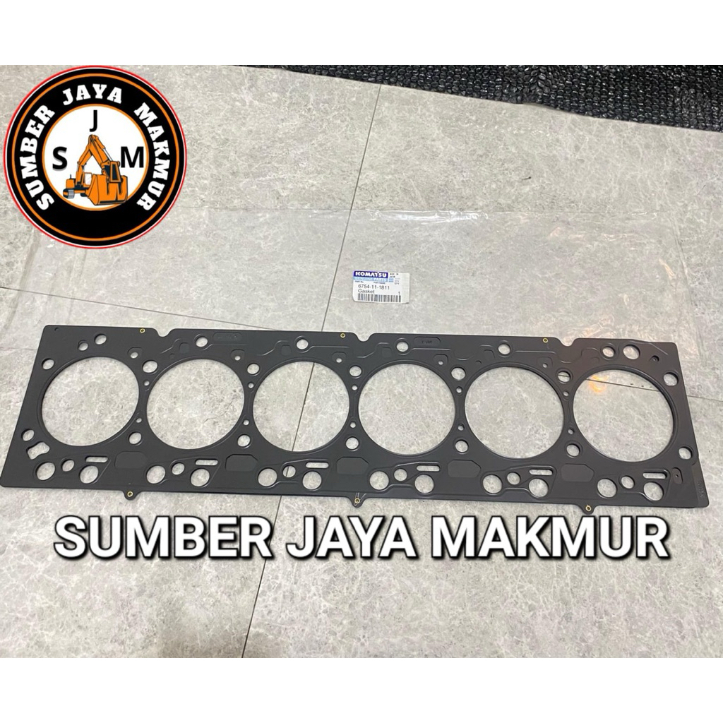 6854-11-1811 Gasket Cylinder Head Pc200-8 Pc200 8 komatsu oem bagus