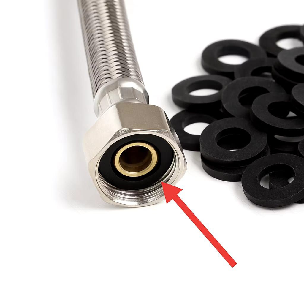 KARET SELANG FLEKSIBEL 1/2 INCH SEAL KARET SELANG SHOWER FLEKSIBEL 0.5 INCH