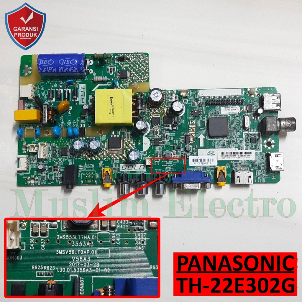 Mainboard LED TV  Panasonic TH-22E302G TH-22E302 22E302G 22E302