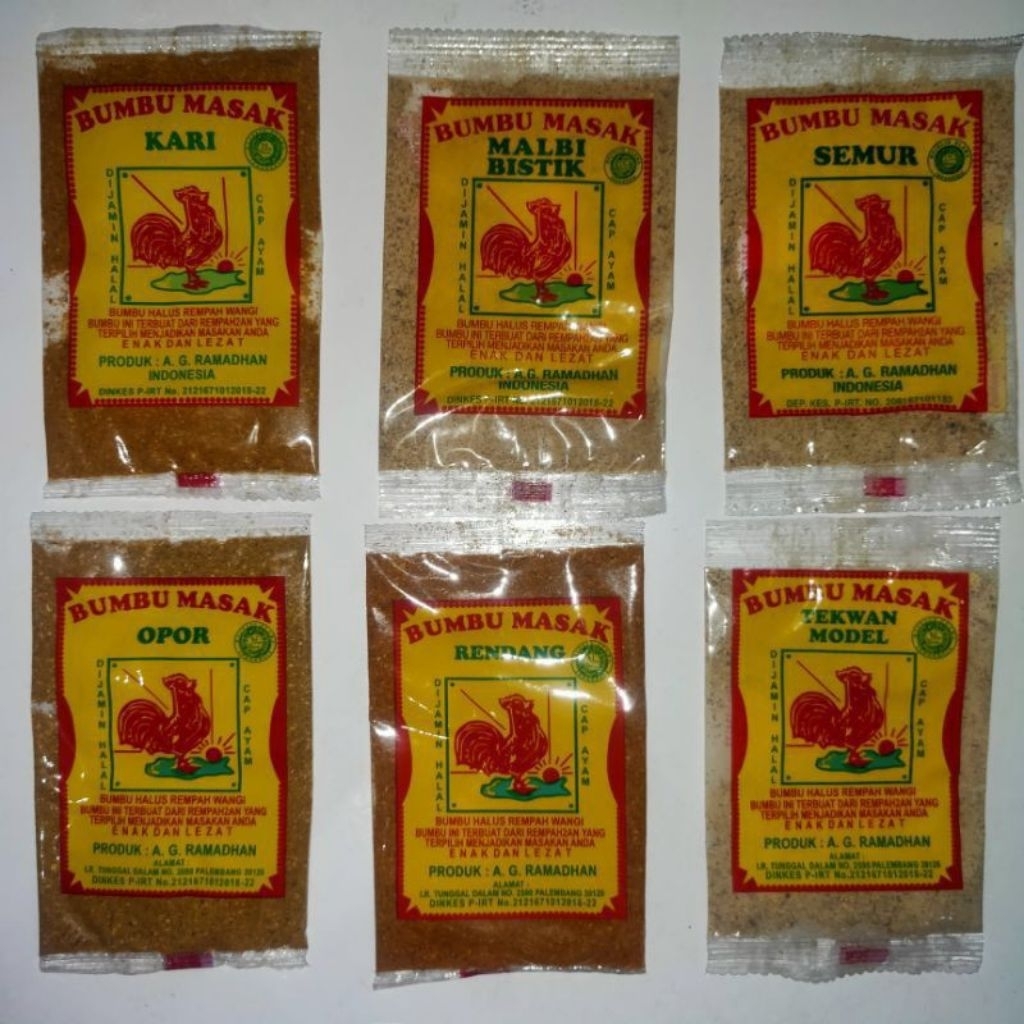 Bumbu Cap Ayam Tekwan Model Satuan