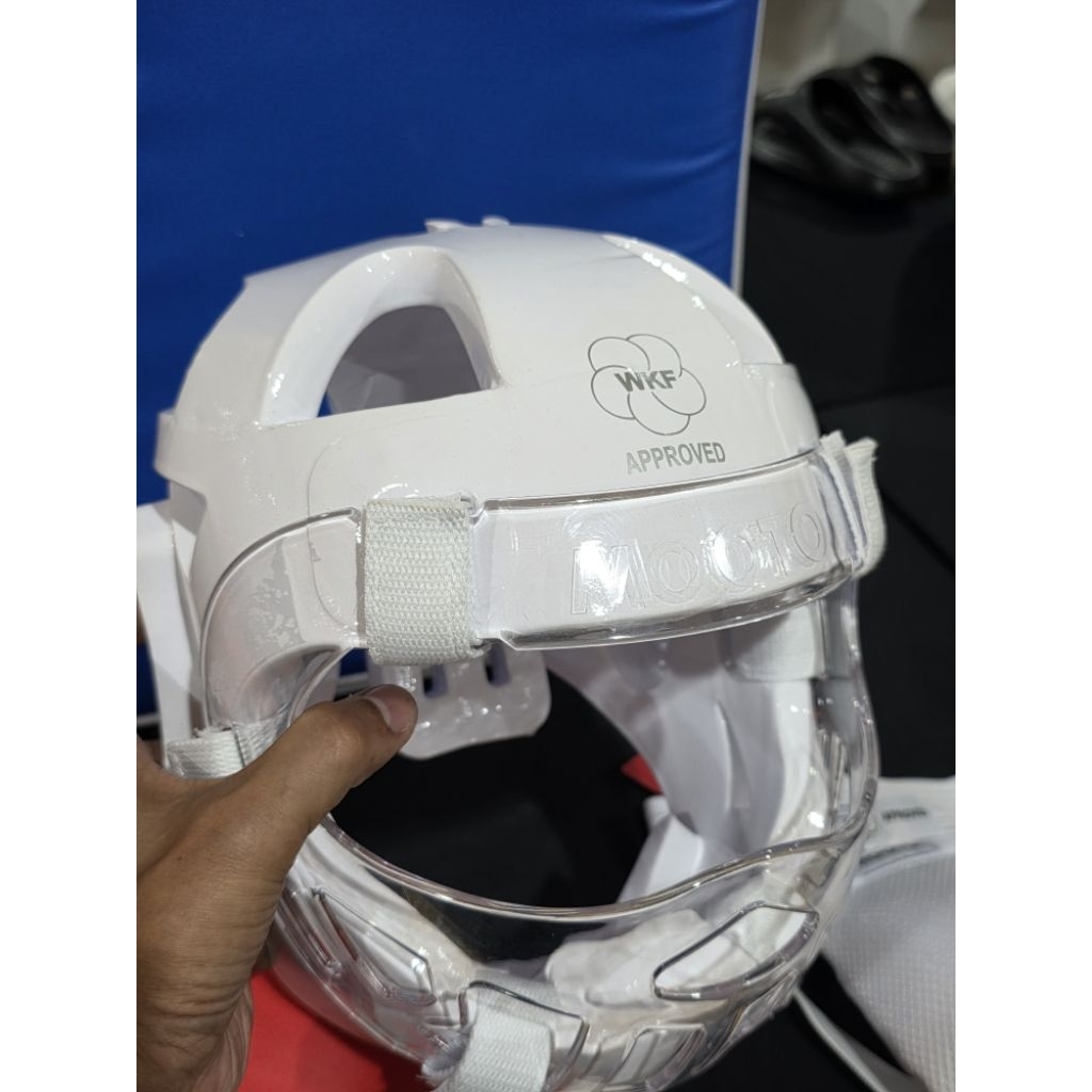 Helm Karate Mooto Wkf Approved Face Mask Karate Original New 2026