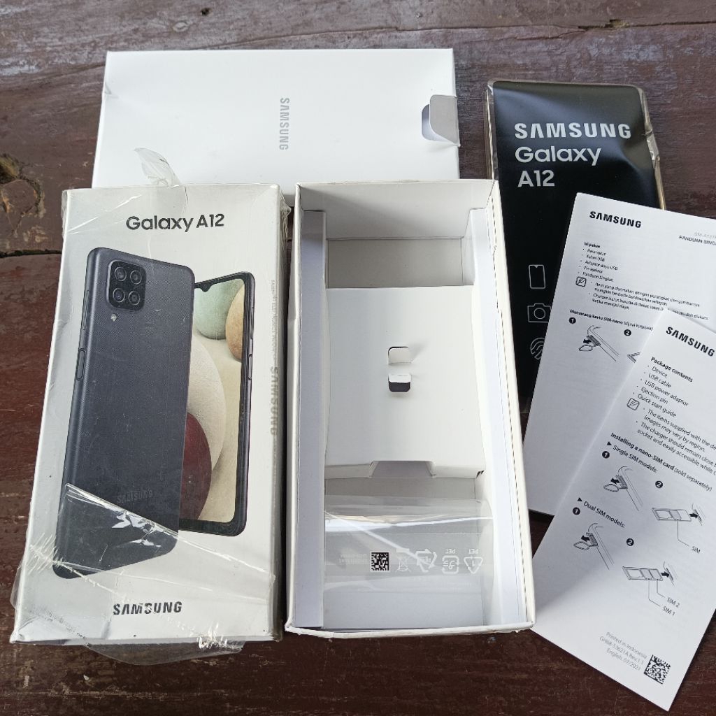 Dus Box Samsung Galaxy A12 Original Copotan