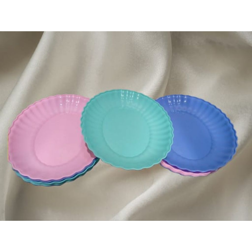 Piring Oval Kerang / Piring Cakar Soft / Piring Plastik / Piring Buah