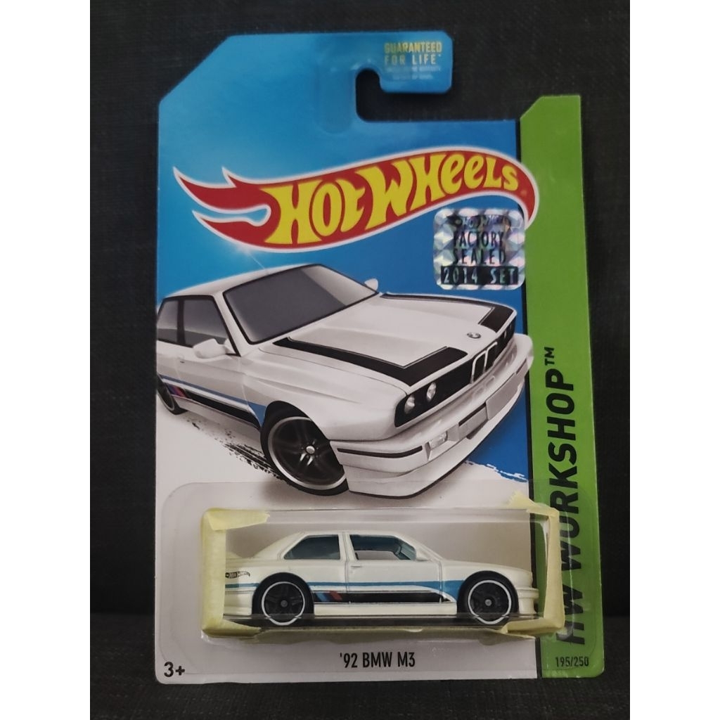 Hot Wheels 92 BMW M3 White Kmart Exclusive Recolor (Rare)