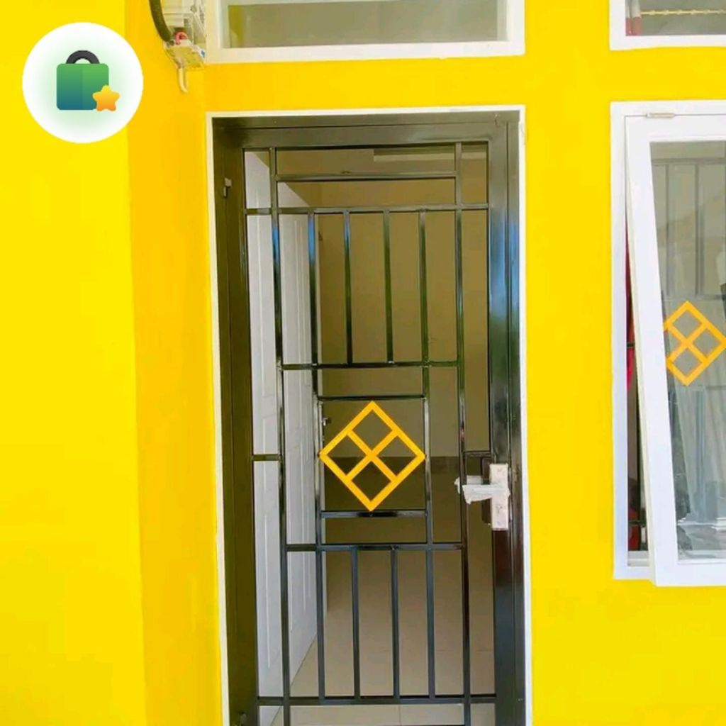 Pagar Rumah Minimalis Modern/ Pagar Rumah Minimalis modern Besi/ Pagar Besi Per meter.