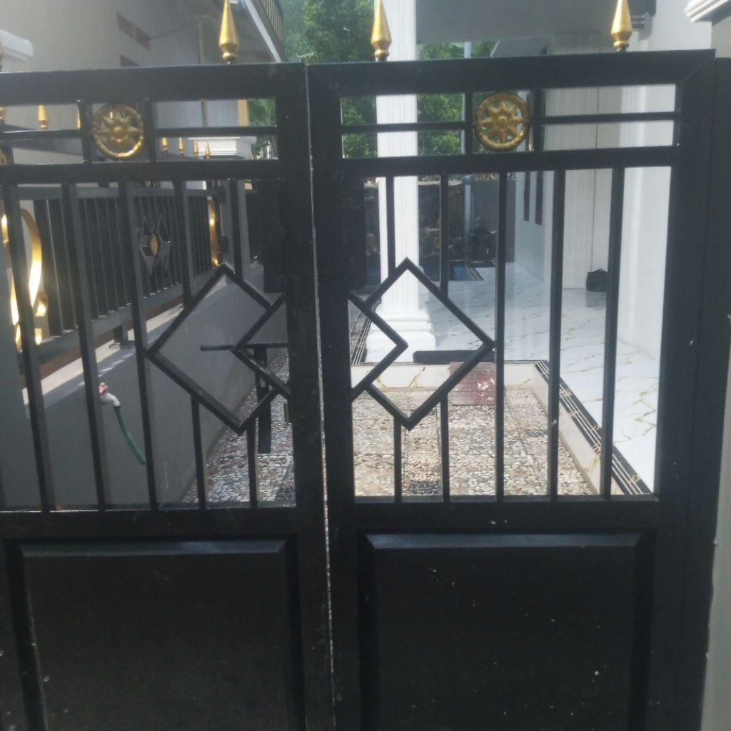 Pagar Rumah Minimalis Modern/ Pagar Rumah Minimalis modern Besi/ Pagar Besi Per meter.