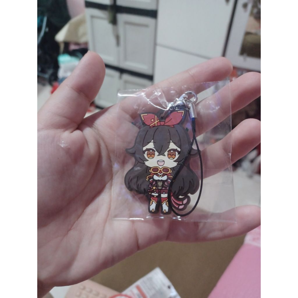 Amber Genshin Impact Rubber Keychain Official Merchandise Mihoyo