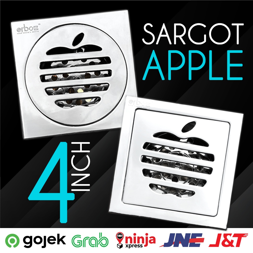 Saringan Got Apple/ Saringan Got Stainless Steel / Saringan Got / Floor Drain / Stainless Steel Floo