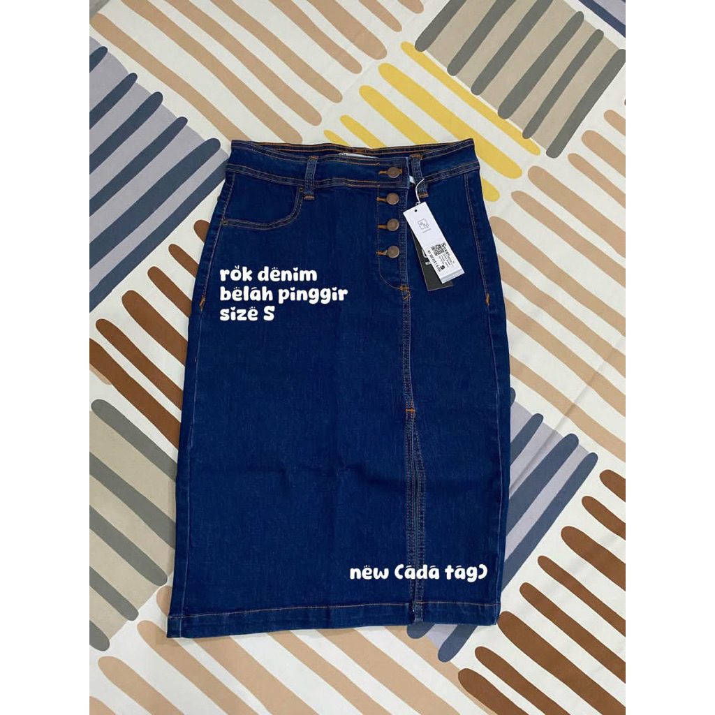 rok jeans denim (CKEY)