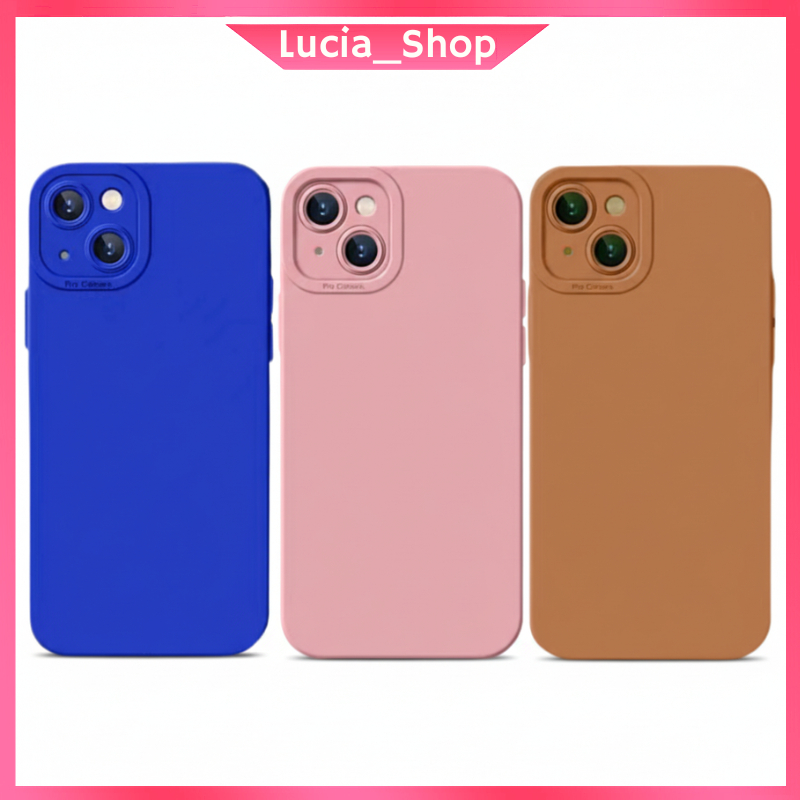 Case iPhone 11 12 13 Pro Max X XS XR Casing Softcase Polos Pro Camera Protection TPU Premium