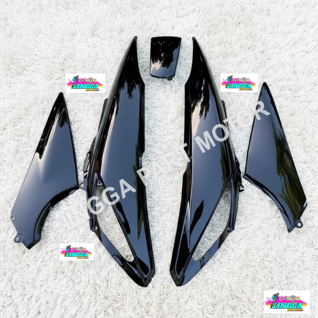 COVER BODY BELAKANG KANAN KIRI HONDA SUPRA X 125 NEW BATMAN BODI SAMPING BELAKANG KANAN KIRI HONDA S