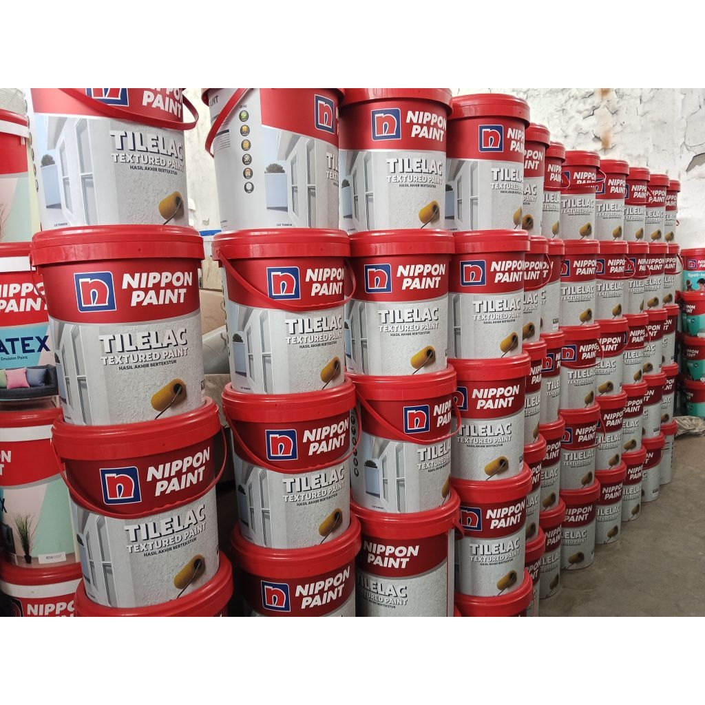 TILELAC TEXTURE PAINT/CAT TEXTUR By Nippon Paint/Cat Kamprot  Nippon paint/25kg