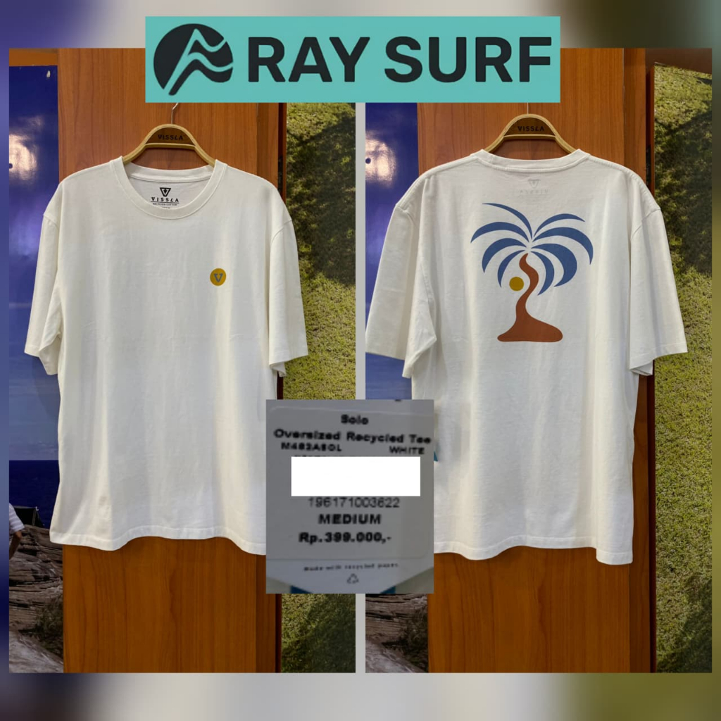 RAYSURF VISSLA T-SHIRT PRIA M482ASOL-WHT ORIGINAL