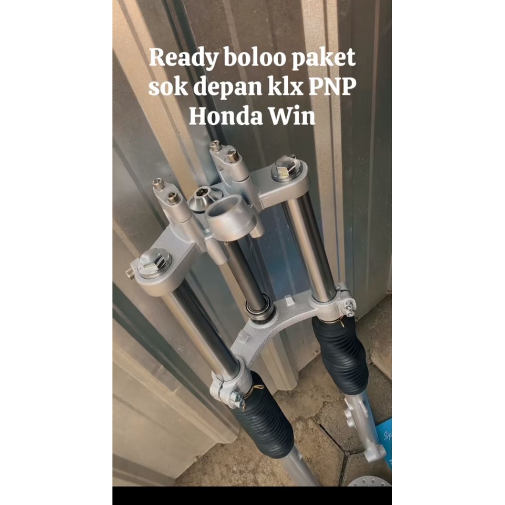 shok skok shock depan kawasaki klx s 150 t atas bawah segitiga ninja r rr ss pnp honda win win 100 s