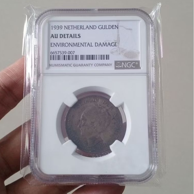 NGC AU Details Netherland Gulden thn 1939