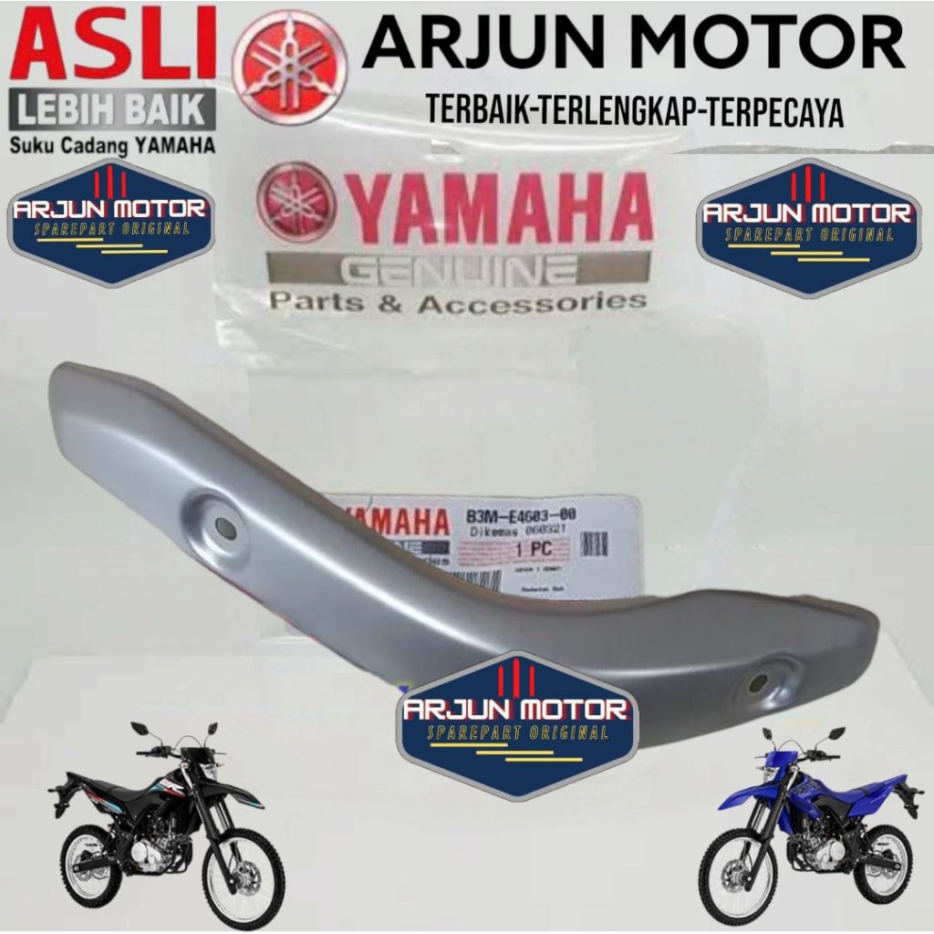 COVER LEHER KNALPOT WR155 WR 155 B3M-E4603-00 ORIGINAL YAMAHA