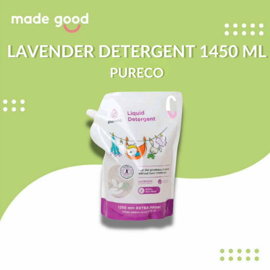 Pureco Liquid - Detergent / Sabun Deterjen Cuci Baju Bayi Anak 900ml