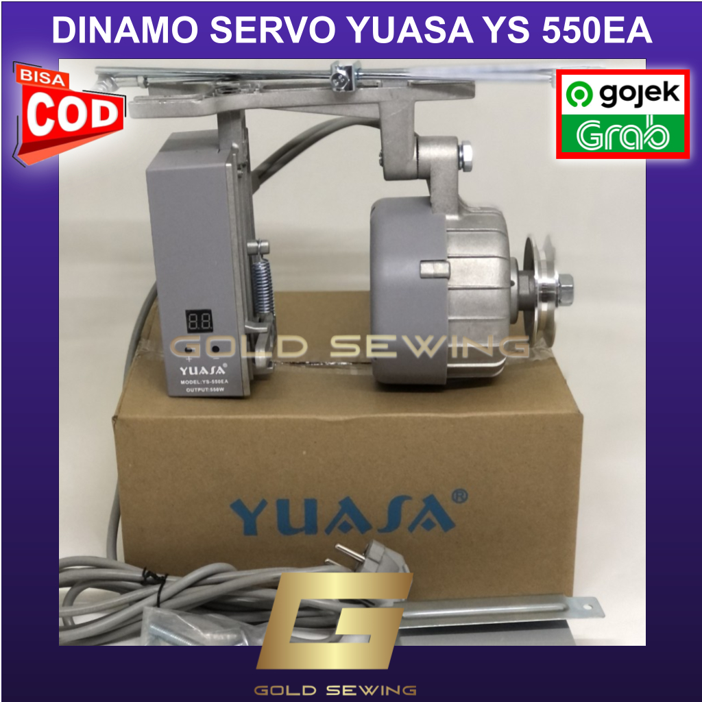 Dinamo Servo Yuasa 550 EA Dinamo Hemat Listrik Yuasa 550-EA Dinamo Mesin Jahit Industri