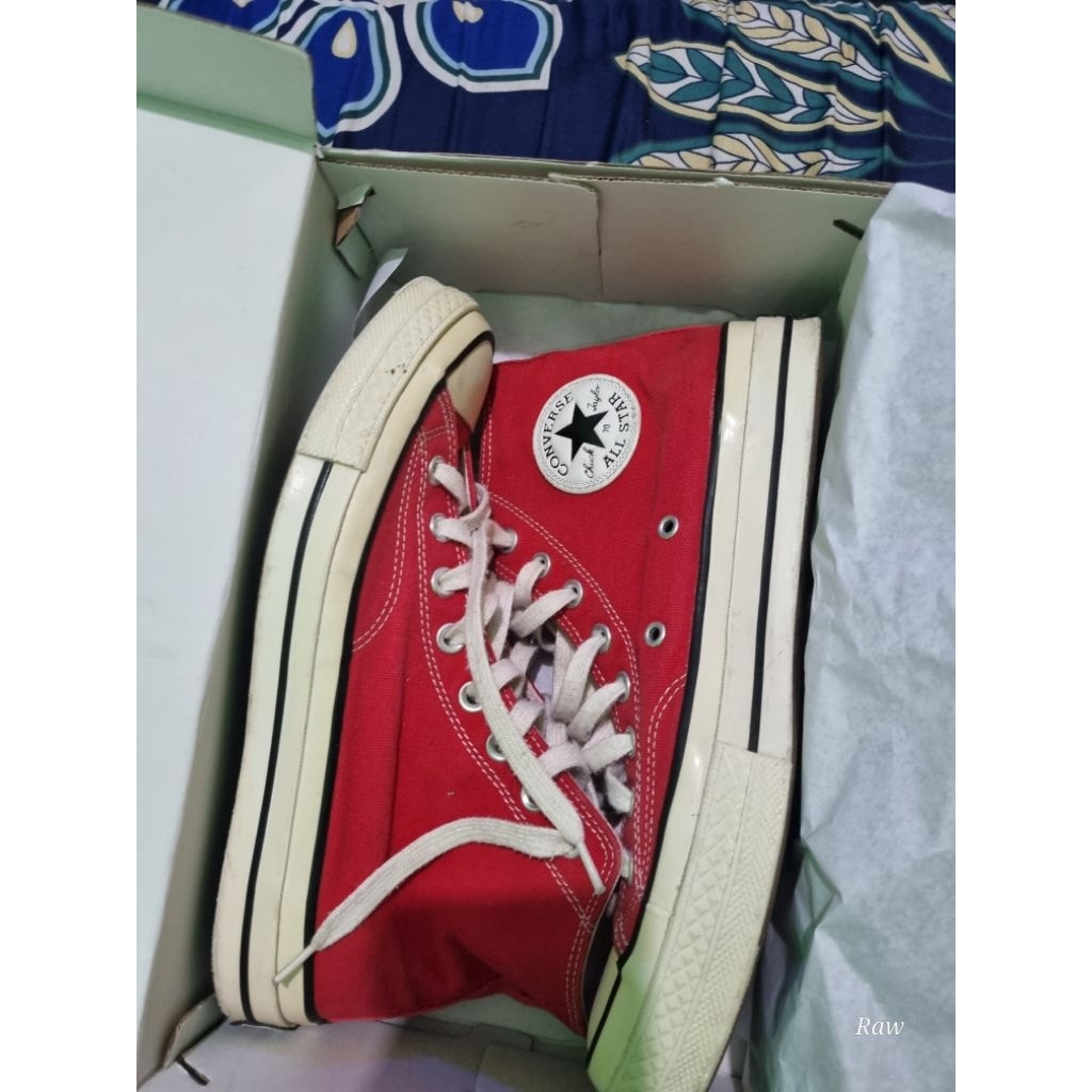 Sepatu converse 70s enamel red merah