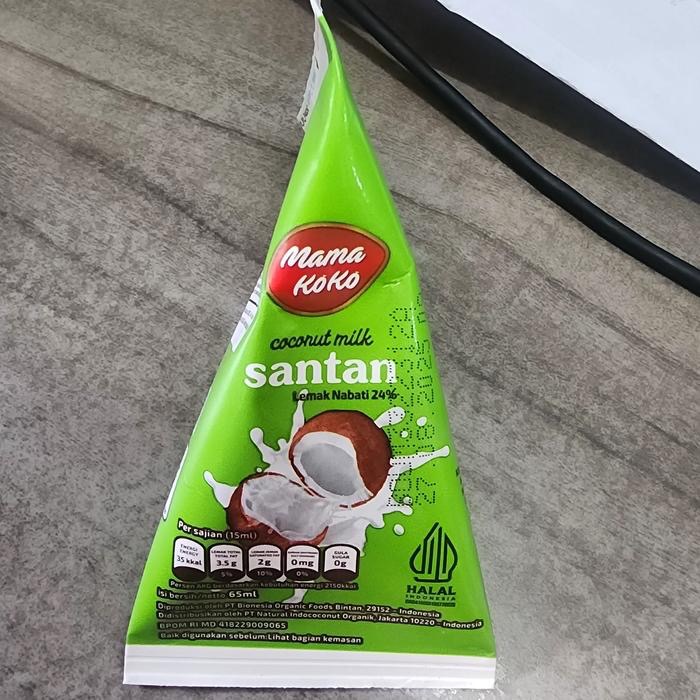 Santan Mama Koko Coconut Milk 65ml - Santan Kelapa Cair MamaKoko