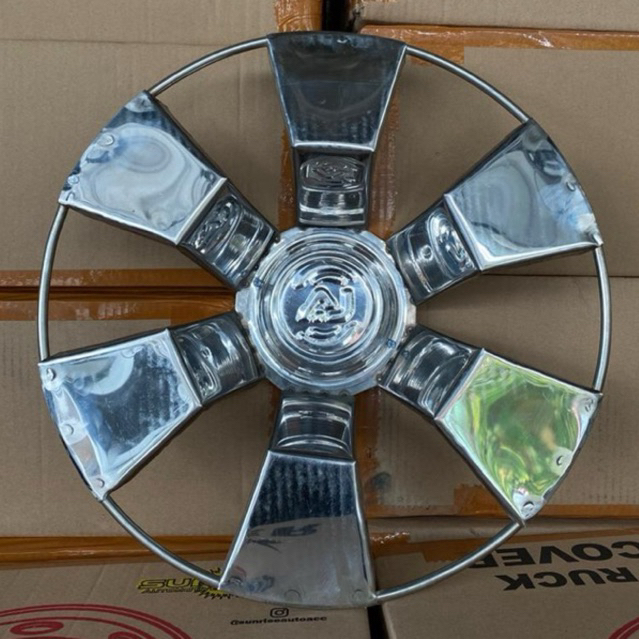 Weldop Wildop Truk Spider jari jari Stenlis Crom Ring 16  belakang harga 2pcs gratis dudukan Kendara