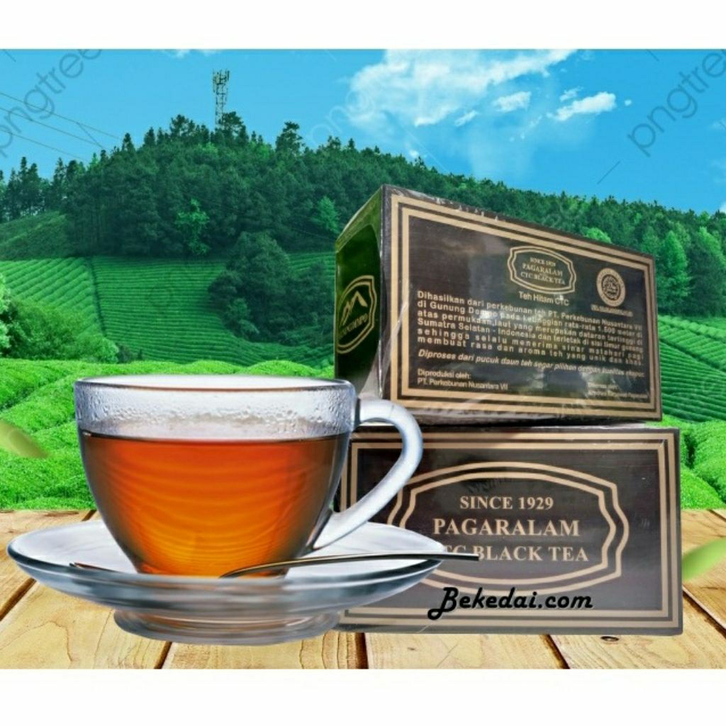 Teh Hitam Gunung Dempo Pagaralam CTC Black Tea Kemasan 100 Gram Original Dan Alami Kualitas Ekspor
