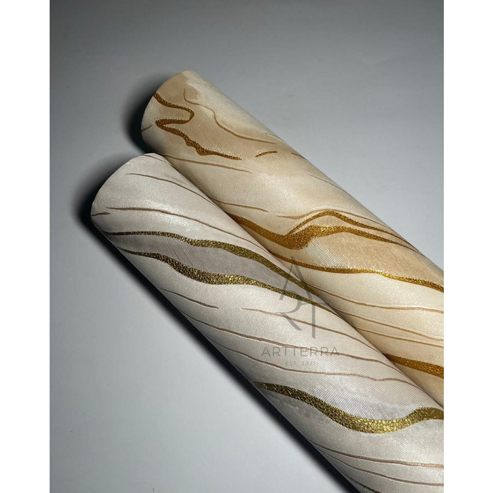 Wallpaper Dinding Vinyl Motif Marmer Mewah Bertekstur