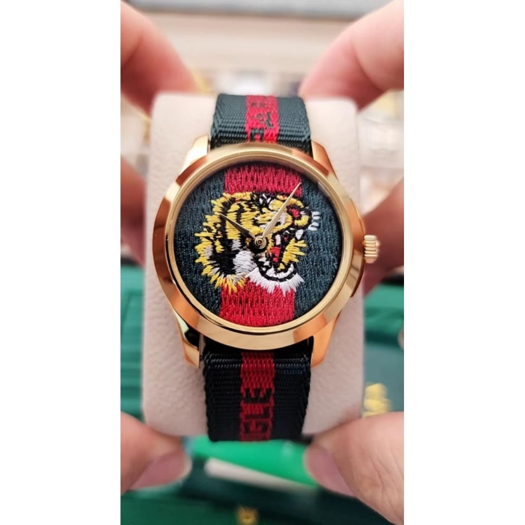 JAM TANGAN WANITA GC PARAMOUR TIGER NATO