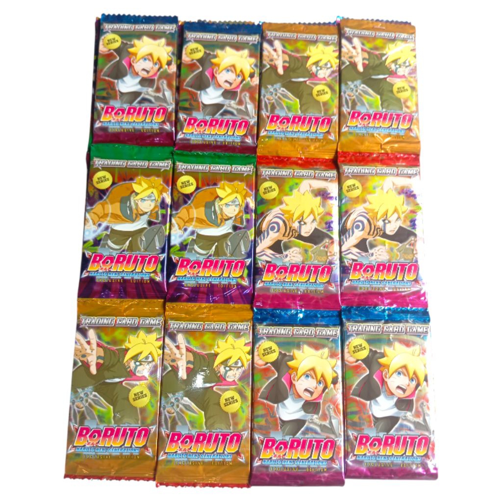 12 Sachet Mainan DG Kartu Foil BORUTO Generation Tranding Card Game