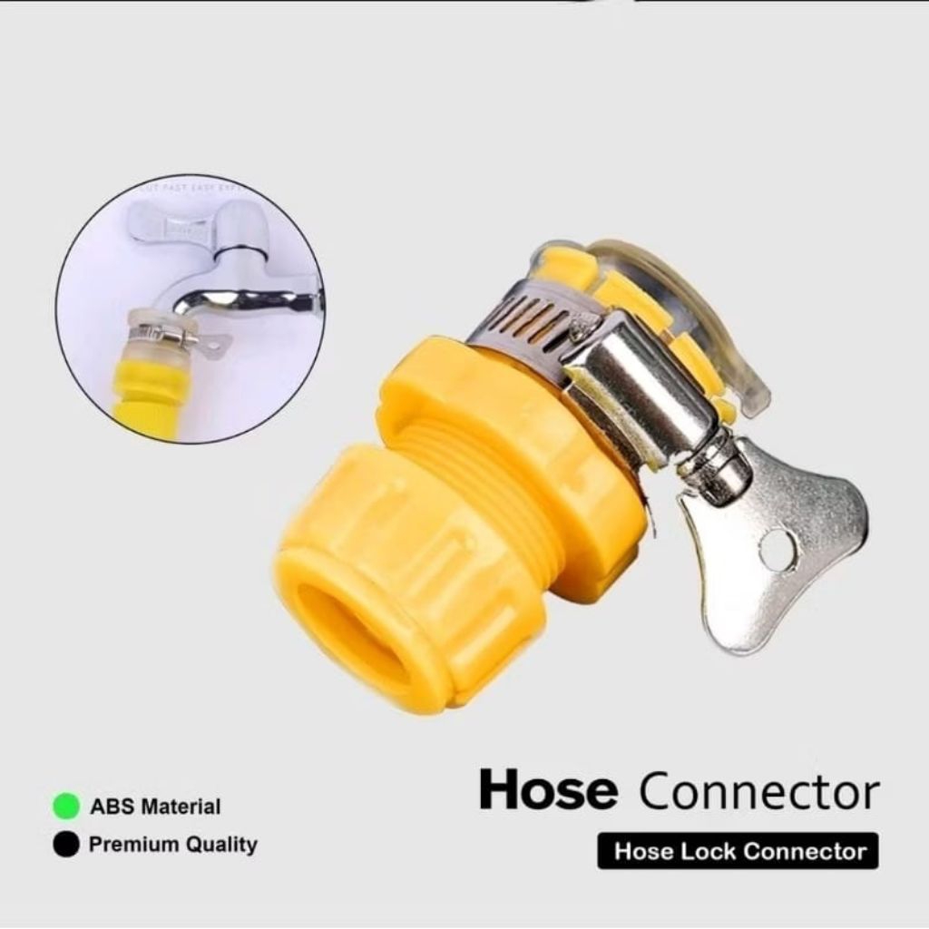 Sambungan Pengunci Selang Air Kran / Klem Selang