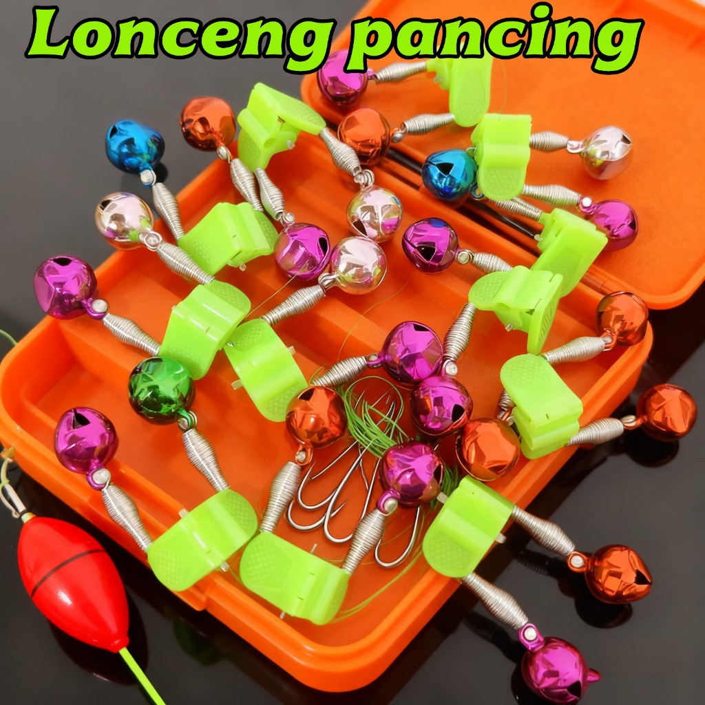 Lonceng Bel Alarm Kerincing Joran Pancing Ulir Drat Double Single Murah Sensitif Sangat Nyaring - Pe