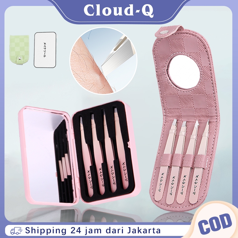 1Set Pinset Pencabut Alis / Pinset Bulu Mata / Pinset Pencabut Bulu Mata