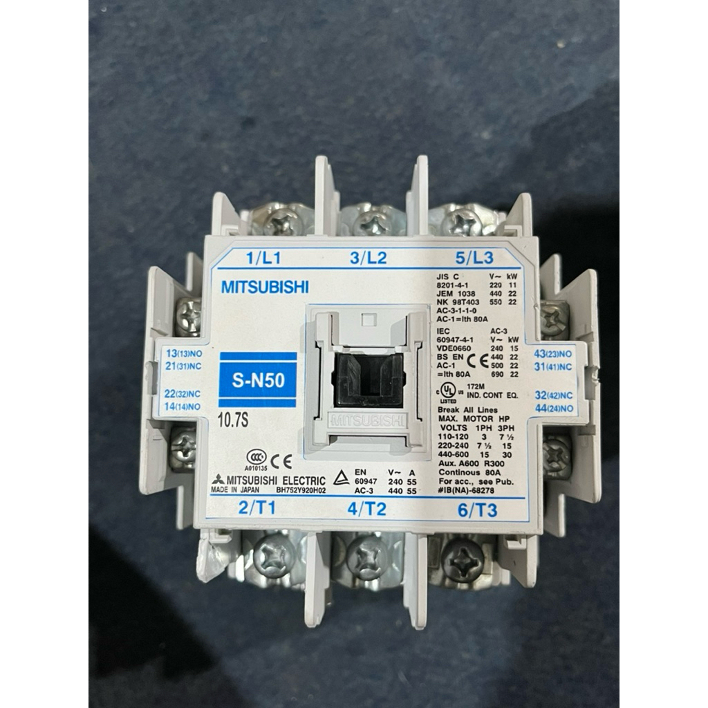 Kontaktor Mitsubishi tipe SN50 Contaktor  Mitsubishi tipe sn50