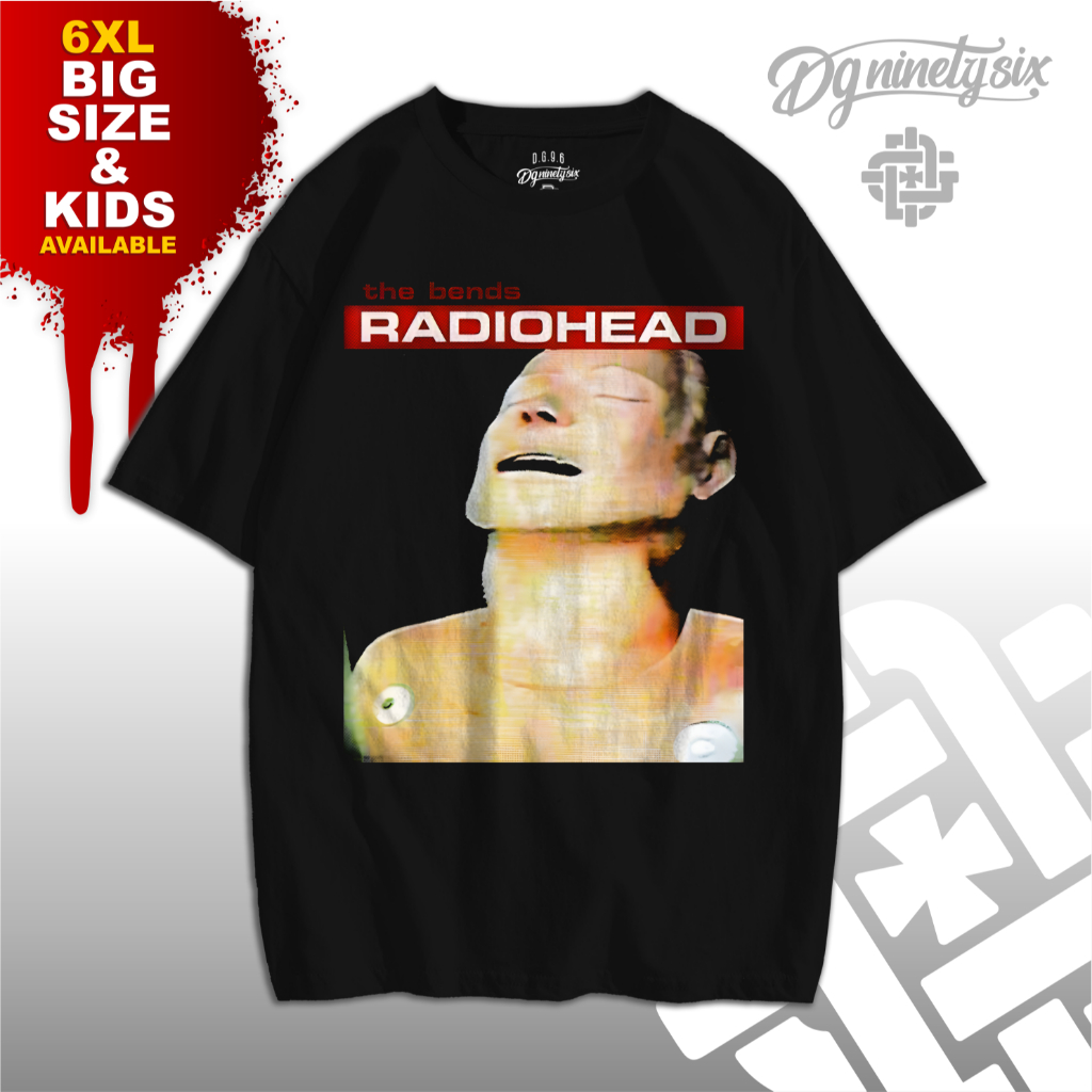 Kaos Band Radiohead 04 / kaos Radiohead / t shirt Radiohead / t shirt band vintage / t shirt band ov