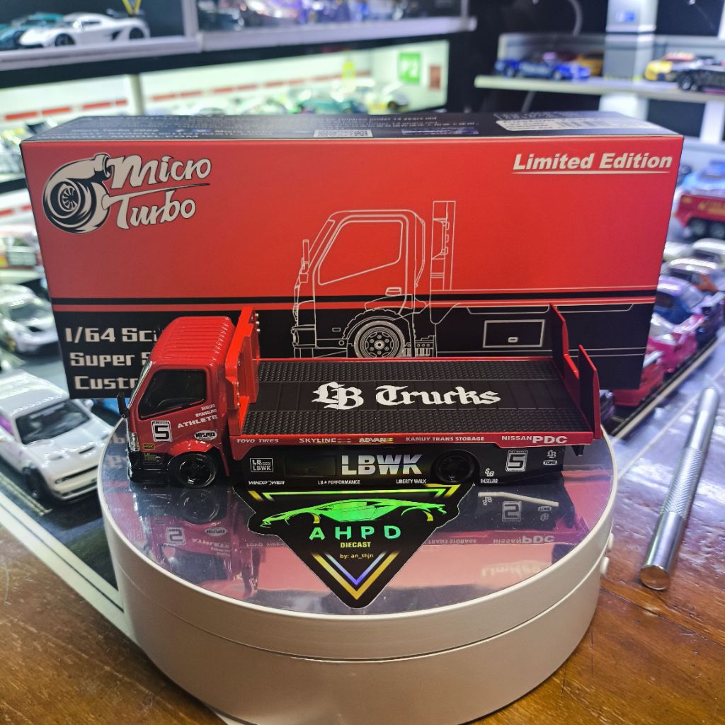 DIECAST 1:64 TIME MICRO TRUCK LBWK SUPER SILHOUETTE CUSTOM TOW TRUCK