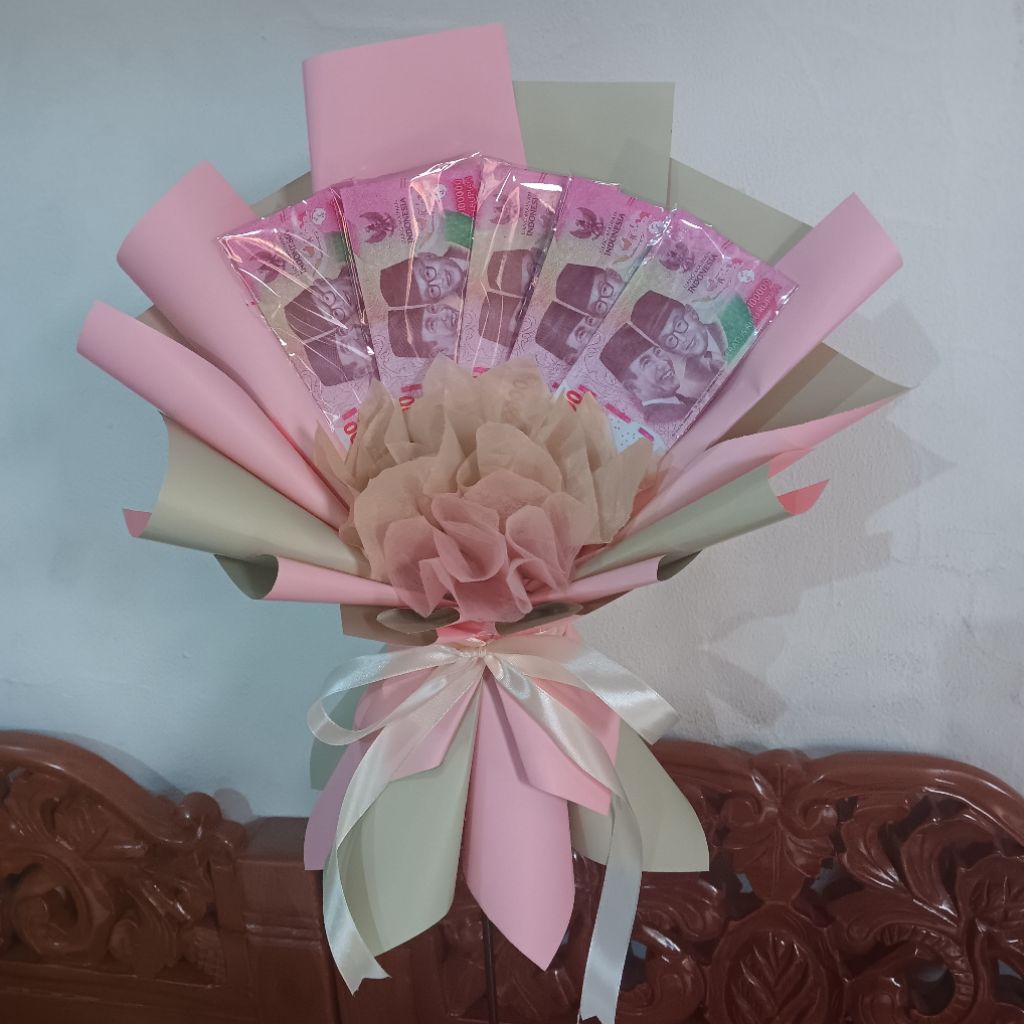 Buket uang 5 lembar